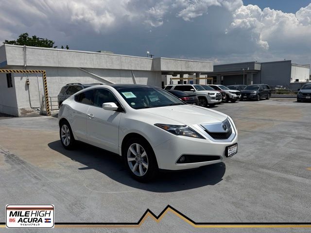 Aspen White Pearl 2010 Acura ZDX SUV / Crossover All-Wheel Drive 6-Speed Automatic