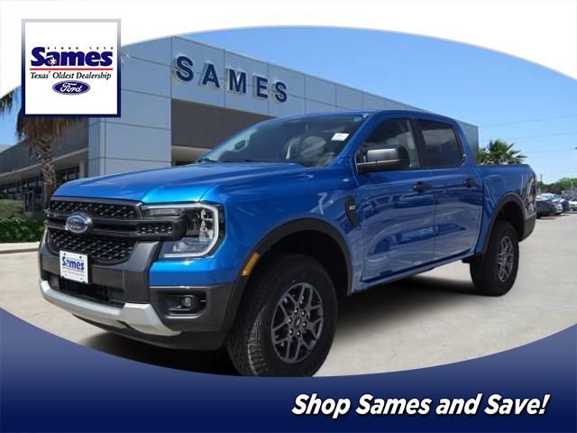 Velocity Blue Metallic 2026 Ford Ranger Pickup Truck Four-Wheel Drive Automatic