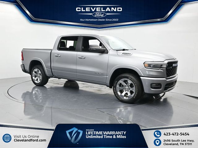 Billet Silver Metallic Clearcoat 2025 RAM 1500 Pickup Truck Four-Wheel Drive 8-Speed Automatic