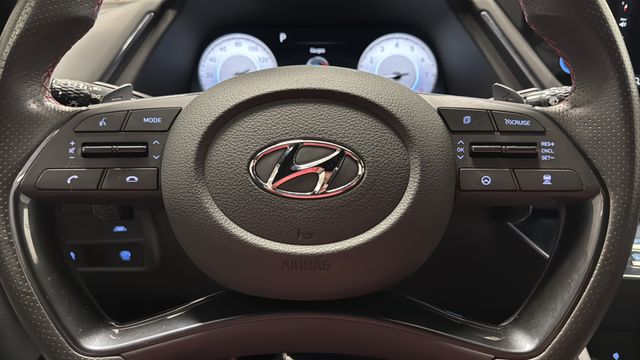 Used 2021 Glowing Yellow Hyundai N Line image 16
