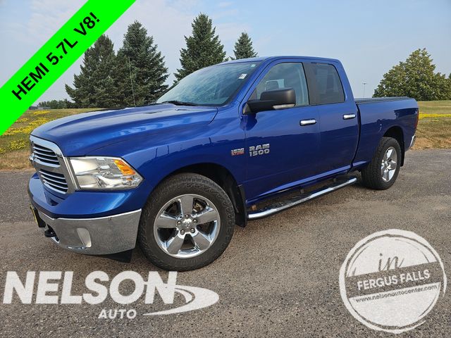 Blue Streak Pearlcoat 2015 RAM 1500 Pickup Truck Four-Wheel Drive 8-Speed Automatic
