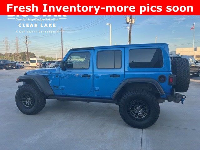 2022 Jeep Wrangler Unlimited High Tide Blue at Wharton Ford