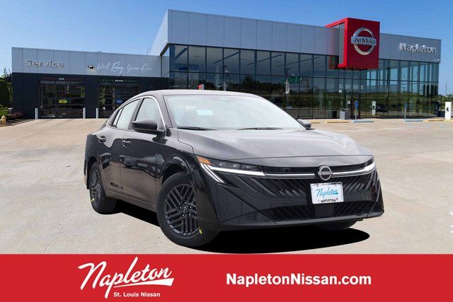 Super Black 2026 Nissan Sentra SV FWD Sedan Front-Wheel Drive Continuously Variable Transmission