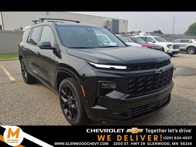 Mosaic Black Metallic 2025 Chevrolet Traverse SUV / Crossover Four-Wheel Drive 8-Speed Automatic