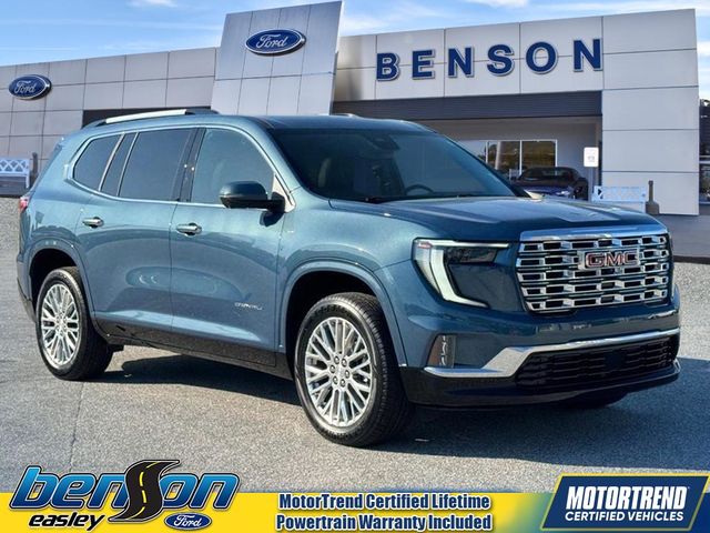 Downpour Metallic 2025 GMC Acadia Denali FWD SUV / Crossover Front-Wheel Drive 8-Speed Automatic
