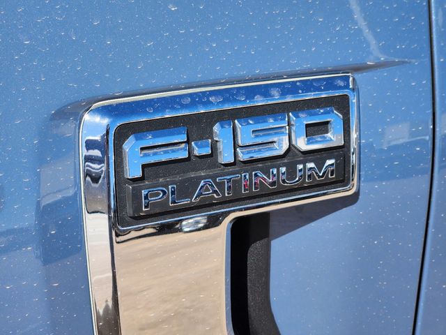 2023 Azure Gray Metallic Tri-Coat Ford F-150 Platinum 4X4 Truck