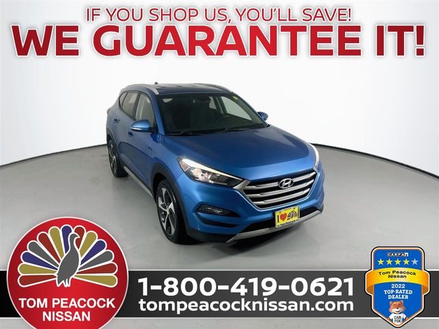 Caribbean Blue 2018 Hyundai Tucson SUV / Crossover Front-Wheel Drive 6-Speed Automatic