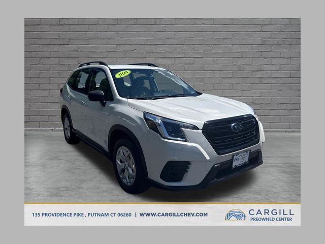 Crystal White Pearl 2024 Subaru Forester SUV / Crossover All-Wheel Drive Continuously Variable Transmission