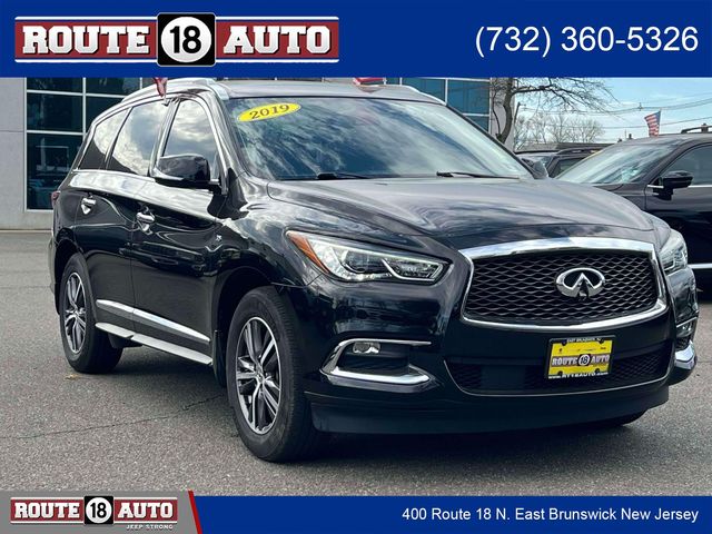 Black Obsidian 2019 INFINITI QX60 Luxe AWD SUV / Crossover All-Wheel Drive Continuously Variable Transmission