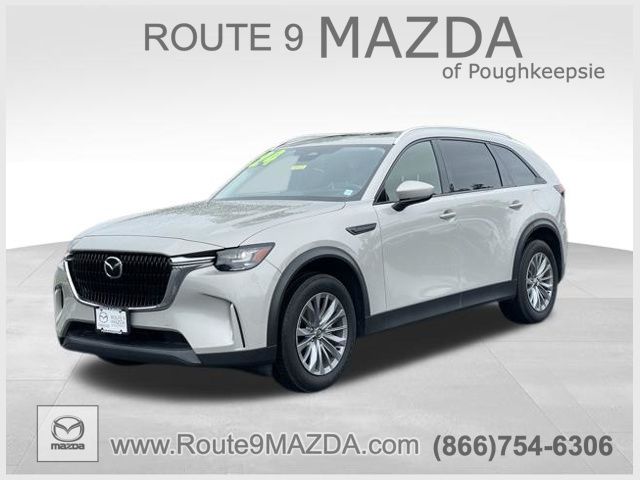 Gray (Platinum Quartz) 2024 Mazda CX-90 3.3 Turbo Premium AWD SUV / Crossover All-Wheel Drive 8-Speed Automatic