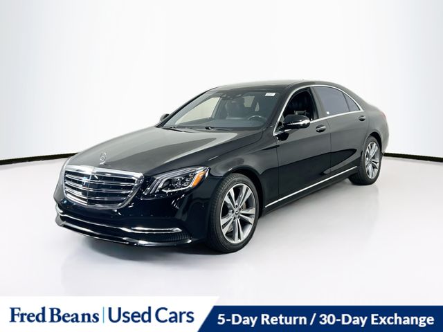 Black 2018 Mercedes-Benz S-Class S 560 4MATIC AWD Sedan All-Wheel Drive 9-Speed Automatic