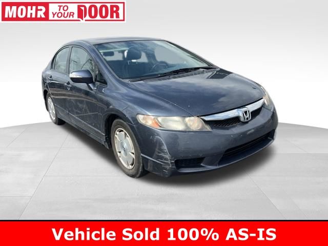Blue 2010 Honda Civic Hybrid FWD Sedan Front-Wheel Drive Continuously Variable Transmission