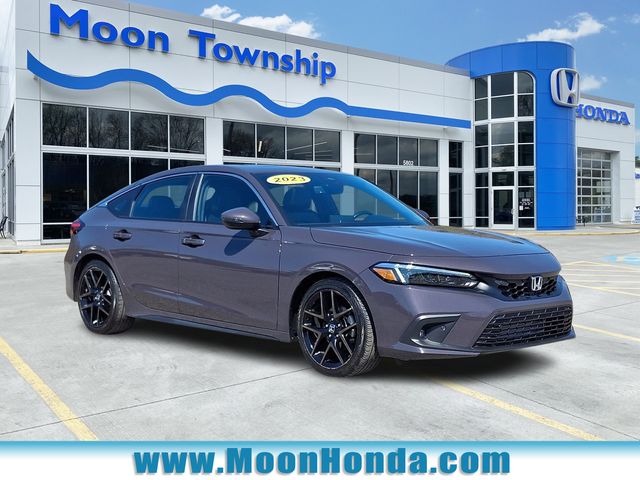 Smokey Mauve Pearl 2023 Honda Civic Hatchback Sport Touring FWD Hatchback Front-Wheel Drive Continuously Variable Transmission