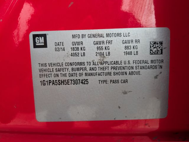 2014 Chevrolet Cruze LS Red at North Houston Mitsubishi