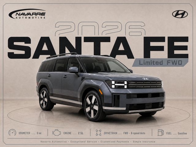 Gray 2026 Hyundai Santa Fe SUV / Crossover Front-Wheel Drive 8-Speed Automatic