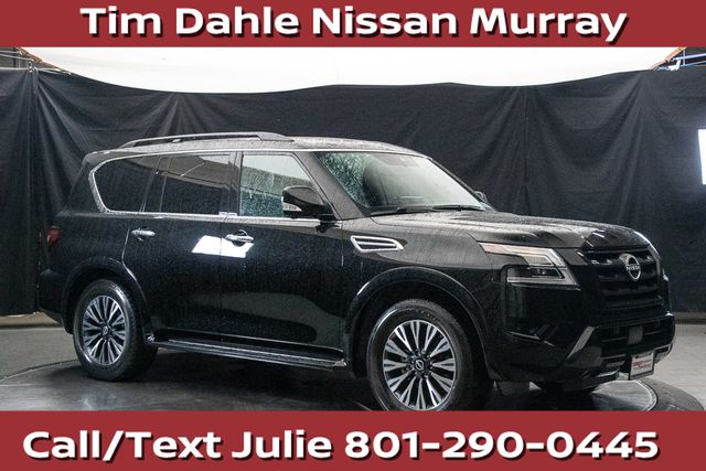Super Black 2023 Nissan Armada SL 4WD SUV / Crossover Four-Wheel Drive 7-Speed Automatic