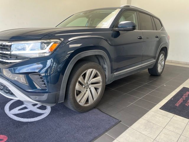 2021 Volkswagen Atlas SEL Blue at DeMontrond Auto Country