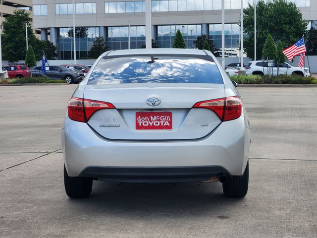 2017 Toyota Corolla LE Silver at Durrett Motor Company
