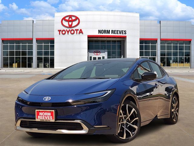 Blue 2026 Toyota Prius Plug-In Hybrid Hatchback Front-Wheel Drive Continuously Variable Transmission