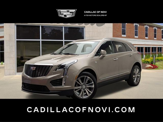 Latte Metallic 2023 Cadillac XT5 Premium Luxury AWD SUV / Crossover Four-Wheel Drive 9-Speed Automatic