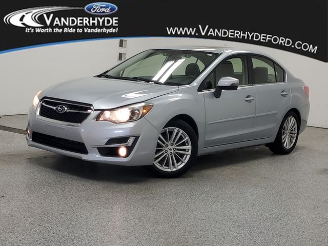 Ice Silver Metallic 2016 Subaru Impreza Sedan All-Wheel Drive Continuously Variable Transmission