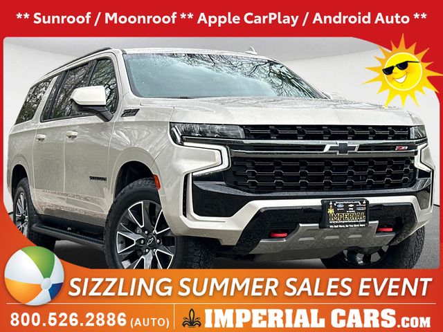 Brown (Empire Beige Metallic) 2021 Chevrolet Suburban SUV / Crossover Four-Wheel Drive 