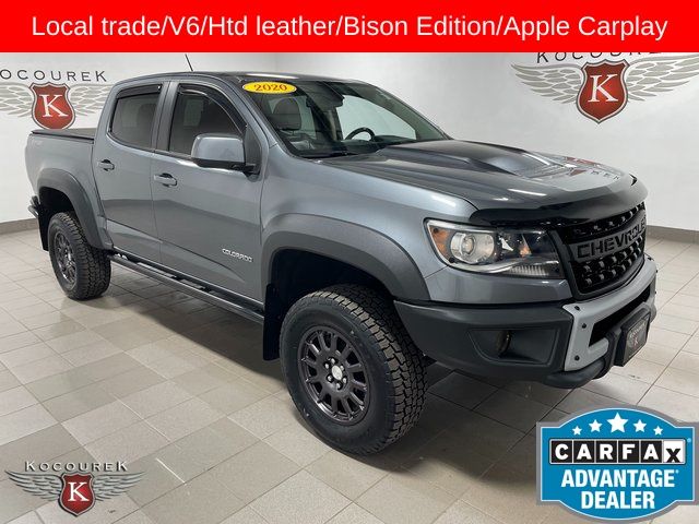 Gray (Satin Steel Metallic) 2020 Chevrolet Colorado Pickup Truck Four-Wheel Drive 8-Speed Automatic