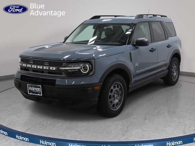 Blue (Azure Gray Metallic Tri-Coat) 2024 Ford Bronco Sport SUV / Crossover All-Wheel Drive 8-Speed Automatic