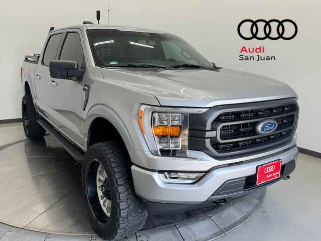 Silver Metallic 2022 Ford F-150 Pickup Truck Four-Wheel Drive Automatic