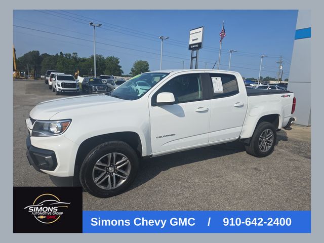 Summit White 2022 Chevrolet Colorado Pickup Truck Four-Wheel Drive 8-Speed Automatic