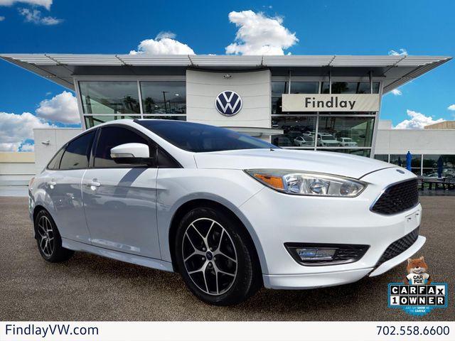 Oxford White 2016 Ford Focus Sedan Front-Wheel Drive Automatic
