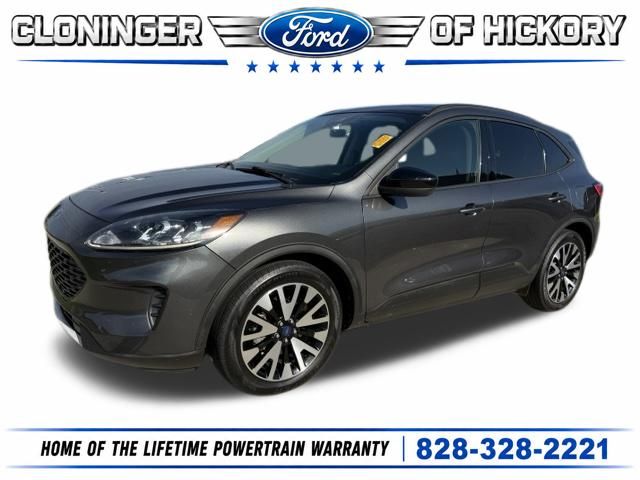 Gray (Magnetic Metallic) 2020 Ford Escape Hybrid SUV / Crossover Front-Wheel Drive Continuously Variable Transmission
