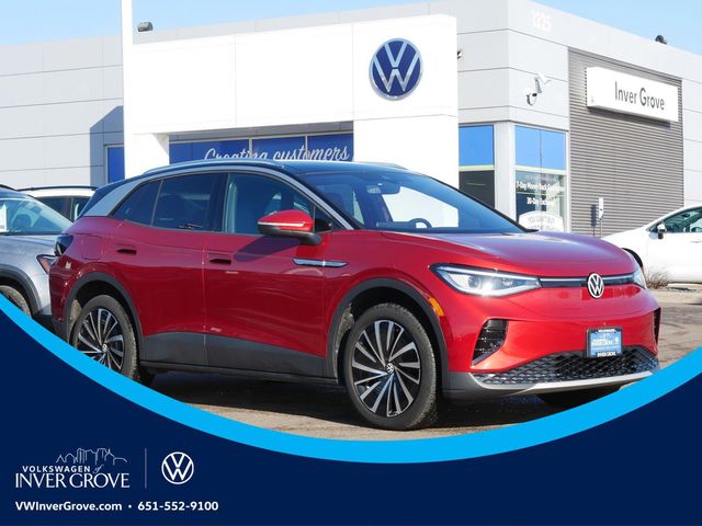 Aurora Red Metallic 2023 Volkswagen ID.4 Pro S Plus AWD SUV / Crossover All-Wheel Drive Automatic