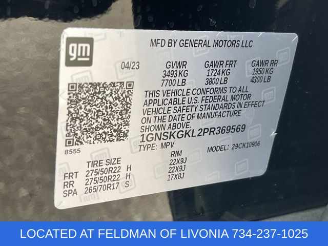 Used 2023 Chevrolet Suburban For Sale in Livonia, MI