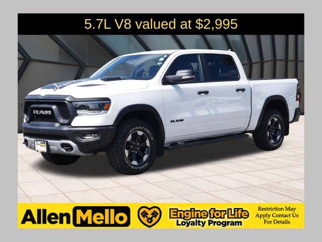 Bright White Clearcoat 2022 RAM 1500 Pickup Truck Four-Wheel Drive 8-Speed Automatic