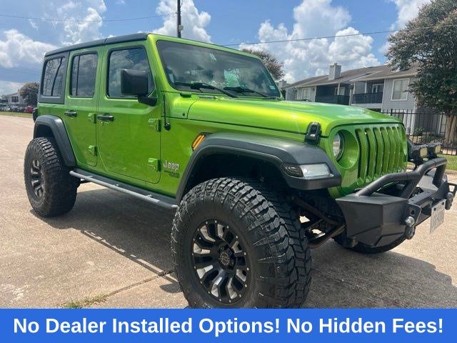 2018 Jeep Wrangler Unlimited Sport S Green at Emmons Autoplex