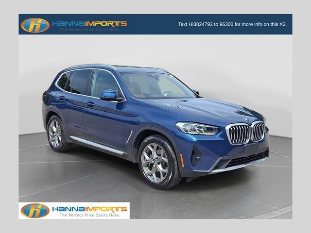 Phytonic Blue Metallic 2022 BMW X3 SUV / Crossover All-Wheel Drive Automatic