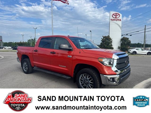 Inferno Red 2018 Toyota Tundra Pickup Truck Four-Wheel Drive 6-Speed Automatic Overdrive