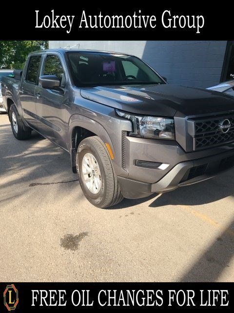 Gray (Gun Metallic) 2024 Nissan Frontier SV Crew Cab RWD Pickup Truck 4X2 9-Speed Automatic Overdrive