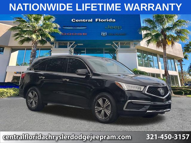 Crystal Black Pearl 2018 Acura MDX SUV / Crossover Front-Wheel Drive 9-Speed Automatic