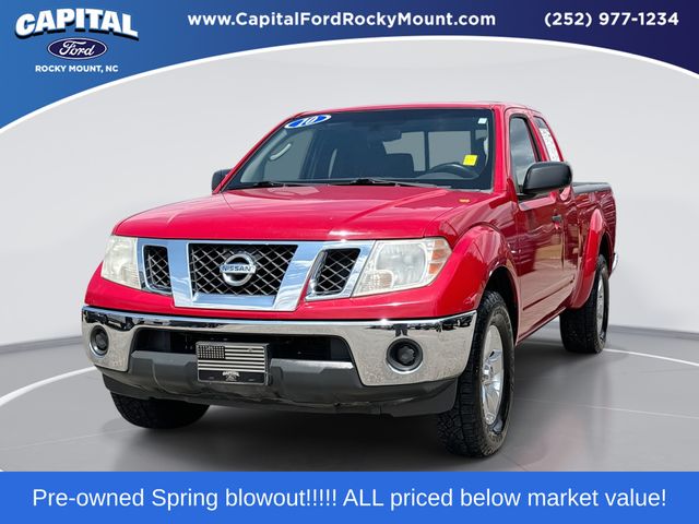Red Alert Metallic 2010 Nissan Frontier SE V6 King Cab Pickup Truck 4X2 5-Speed Automatic Overdrive