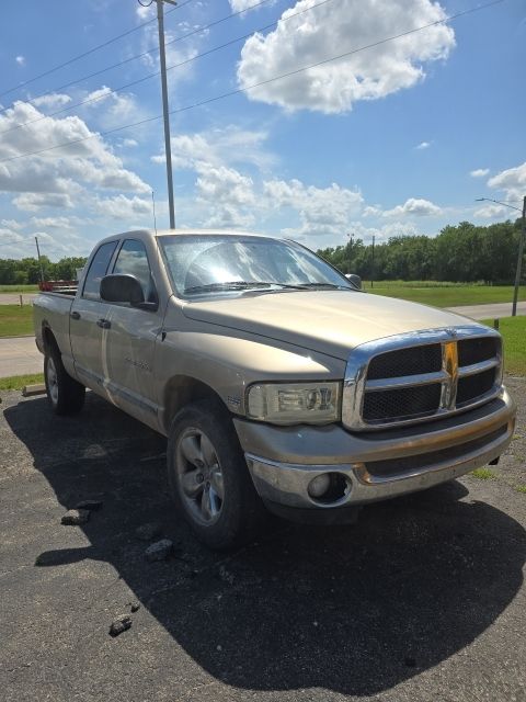 Light Almond Pearl Metallic 2005 Dodge RAM 1500 Pickup Truck Four-Wheel Drive 5-Speed Automatic