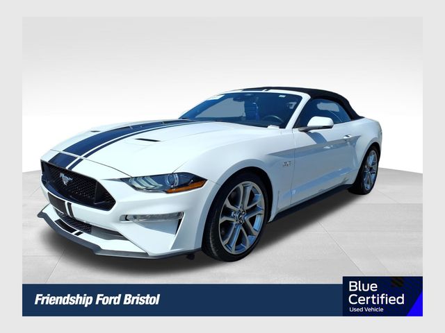 Oxford White 2023 Ford Mustang Convertible Rear-Wheel Drive Automatic