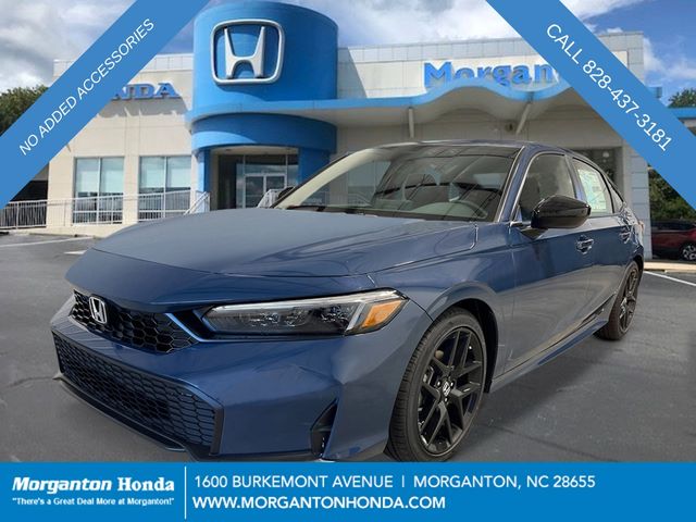 Blue Lagoon 2026 Honda Civic Sedan Front-Wheel Drive Continuously Variable Transmission