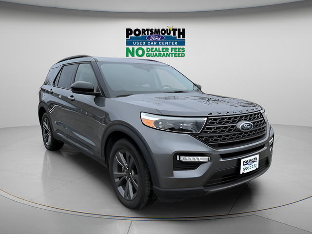 Carbonized Gray Metallic 2022 Ford Explorer XLT AWD SUV / Crossover All-Wheel Drive Automatic