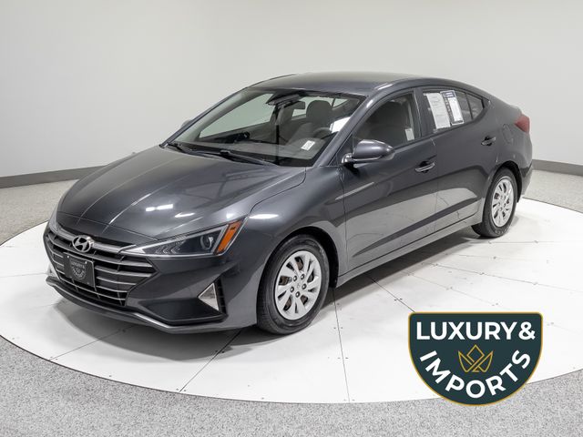 Portofino Gray 2020 Hyundai Elantra Sedan Front-Wheel Drive Continuously Variable Transmission
