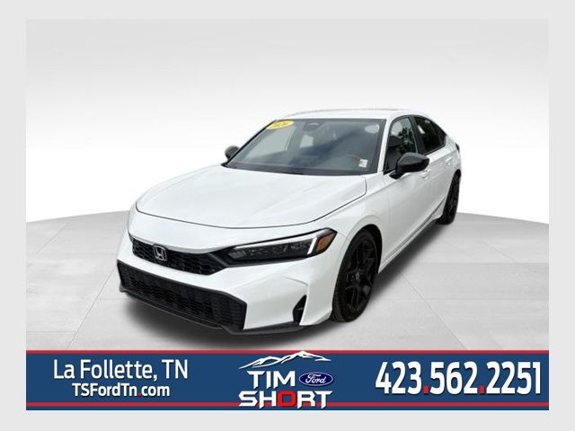 Platinum White Pearl 2026 Honda Civic Hatchback Hatchback Front-Wheel Drive Continuously Variable Transmission