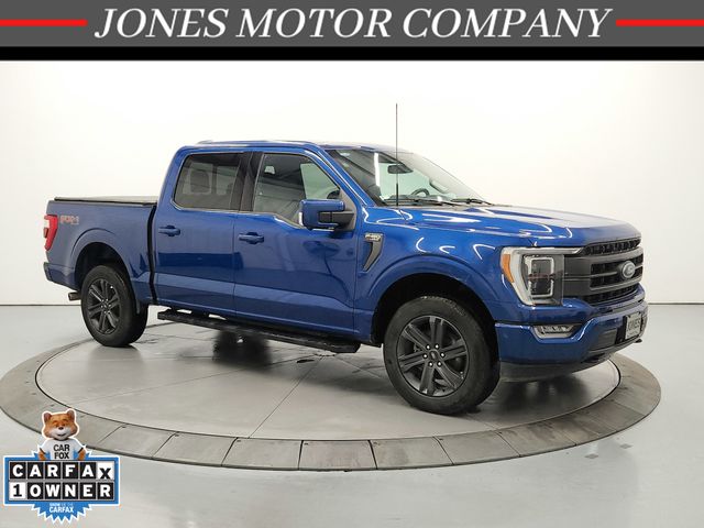 Blue 2023 Ford F-150 Pickup Truck Four-Wheel Drive Automatic
