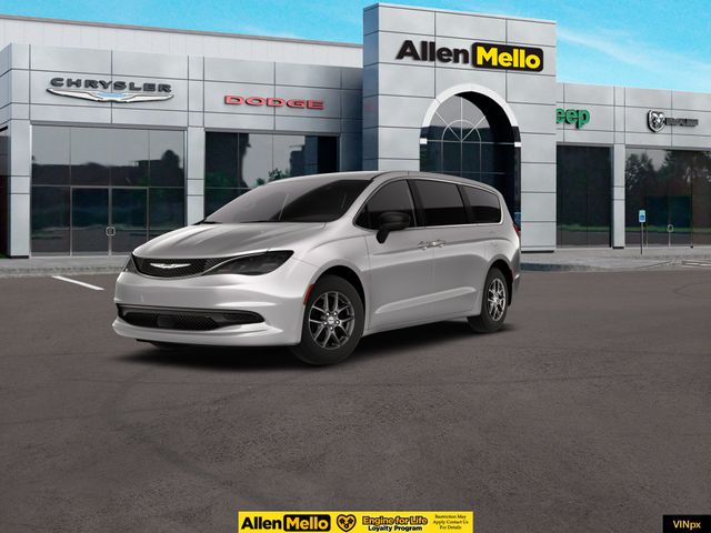 Silver 2026 Chrysler Voyager LX FWD Minivan Front-Wheel Drive 9-Speed Automatic
