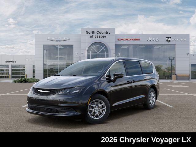 Diamond Black 2026 Chrysler Voyager Minivan Front-Wheel Drive 9-Speed Automatic